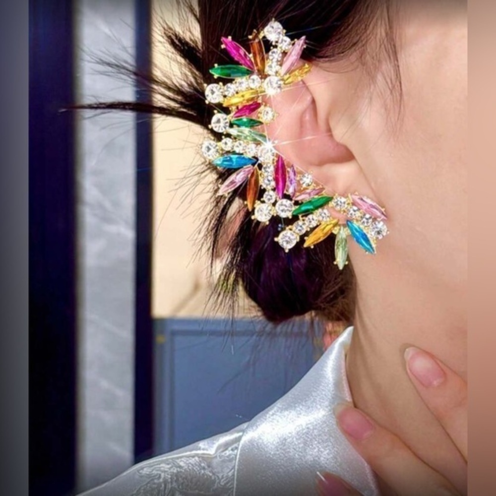 ✨NEW Colorful Crystal Ear Cuffs - 2